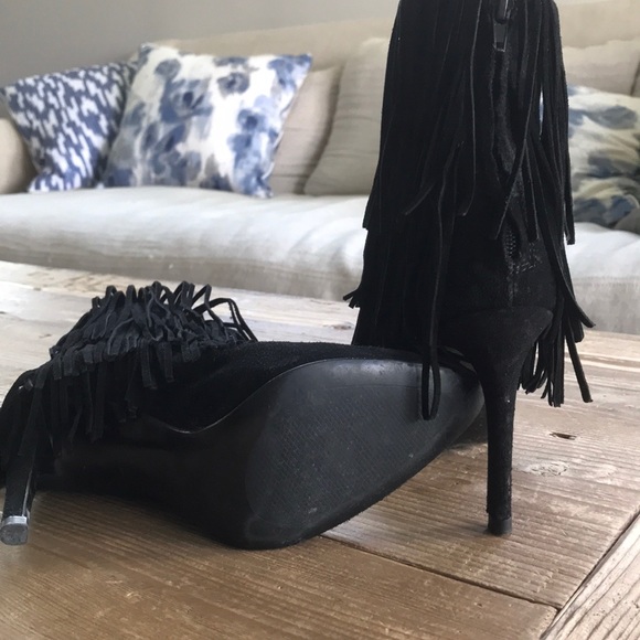 Zara BASIC fringe bootie - Picture 4 of 6